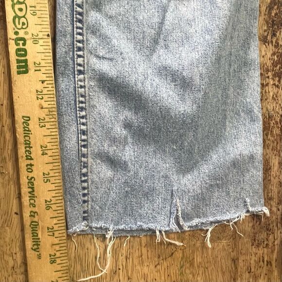 ASO Buffy Summers Vintage 90’s Guess Jeans Carpenter Blue Jumper Bib Overalls L - Picture 9 of 14